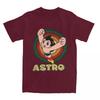 Astro Boy Vintage Anime Astroboy T-Shirts Men Novelty 100% Cotton Tees Crewneck Short Sleeve T Shirt Plus Size Clothing