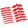 14PCS Saw Setup Blocks Woodworking Adjustable Height Gauge Set Ruler Measuring Table Saw Cushion Block Tool Accessories