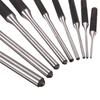 9pcs/Set Multi Size Heavy Duty Round Head Punch Gouge Tools Pin Punch Roll Pins Punch Locator