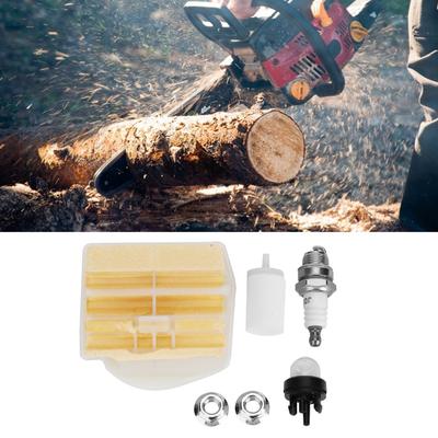 White Chainsaw Tune Up Kit ABS Chainsaw Repair Kit for Husqvarna 445 450 445E 450E 450