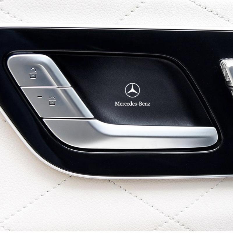 Car Interior Random Stickers Car Steering Wheel Decals Car Styling For Mercedes Benz AMG GLC GLE CLA W204 C500 C200 C300 W205 W203 W211 W212 W213