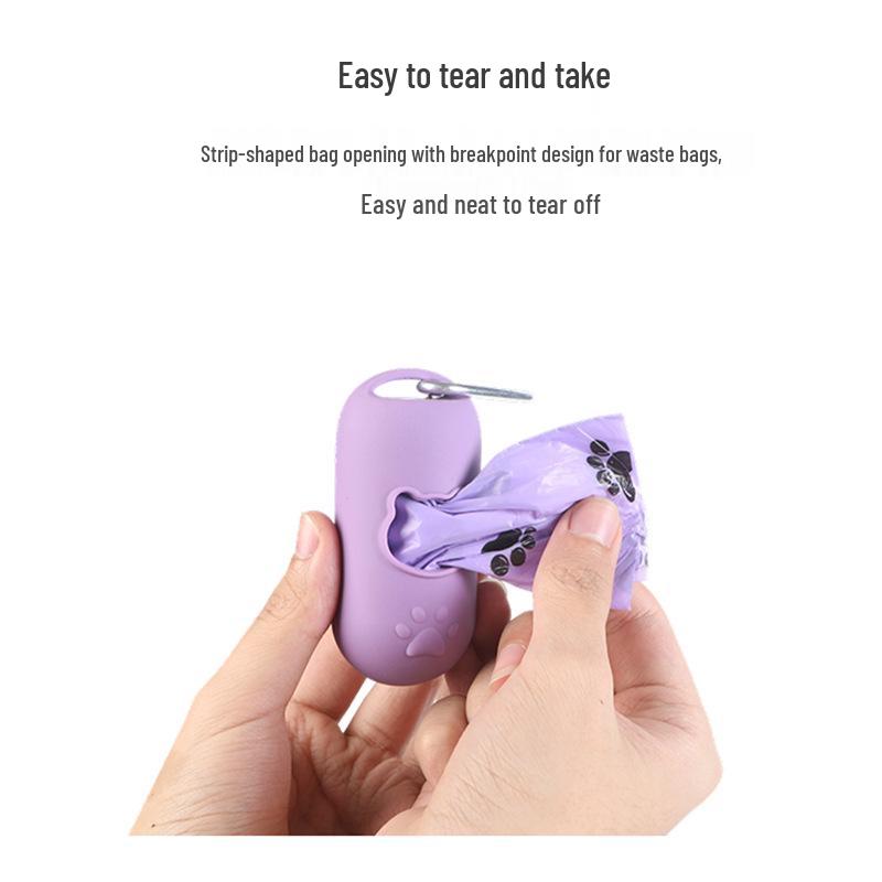 Creative Owl Silicone Pet Feeder & Portable Dog Walking Storage