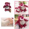 Cute Strawberry Bear Plush Toy Soft Stuffed Animal Doll For Kids/girls