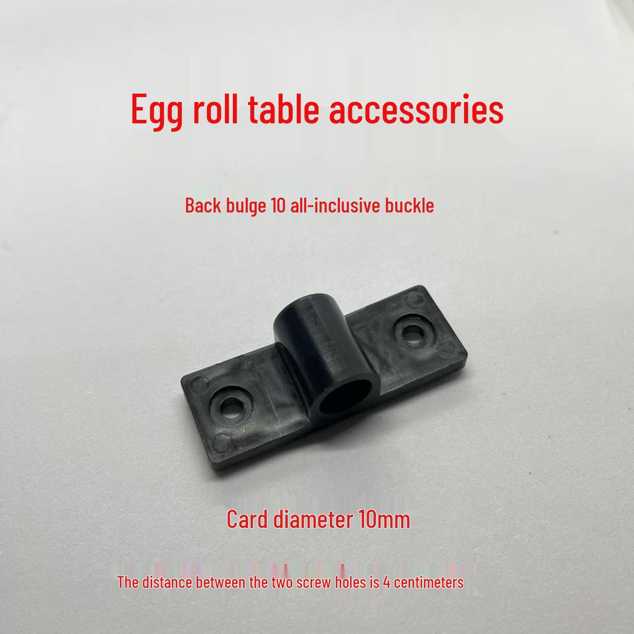 

Outdoor Egg Roll Table Accessories - 5.5cm Wide Panel Strips with Plastic Connectors and Half Buckle Screws