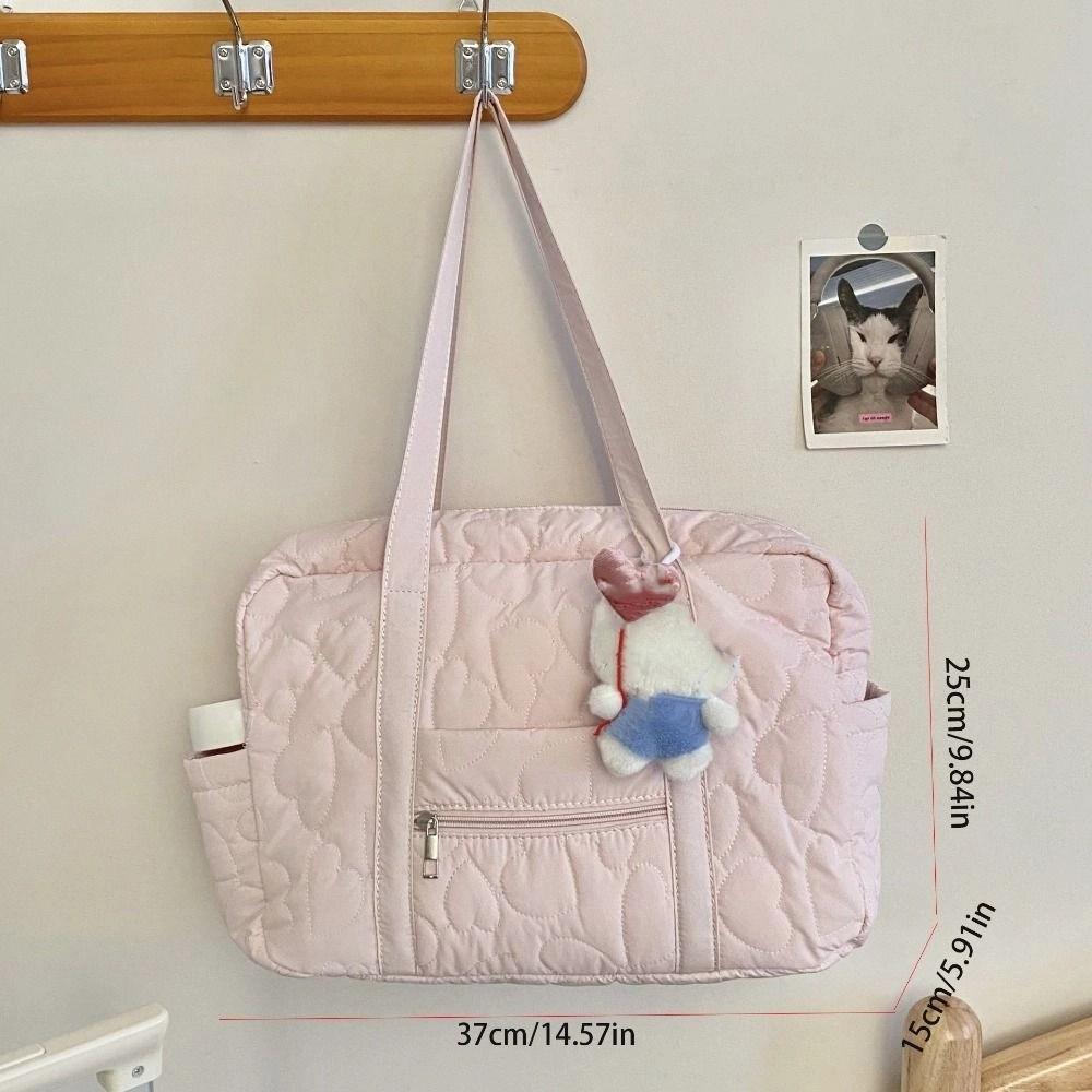Korean Style Travel Luggage Bag Heart Travel Storage Bag Sweet Makeup Pouch Bag Outdoor