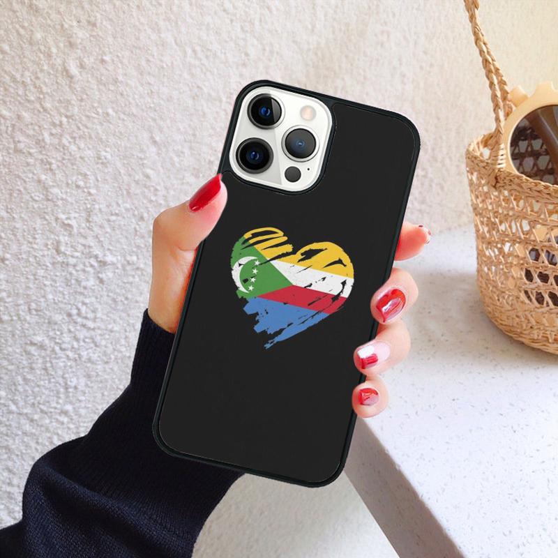 

Comoros Flag Phone Case for iPhone 17 Air 16 15 14 12 13 PLUS 11 PRO MAX Back Cover Fundas Shell iPhone 11pro max