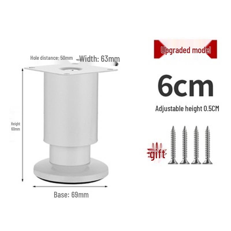 Adjustable Stainless Steel Furniture Support Legs: Cabinet, Sofa, TV Stand, Coffee Table, Bed