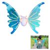 Moving Butterfly Wing with LED Lights Costume Accessory for Birthday Halloween Ornament Handmade Cosplay Accessories