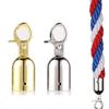 Set of 2 Sturdy Stainless Steel Materials Rope End Caps for Reliable Connection And Limitation Of Cords And Rope