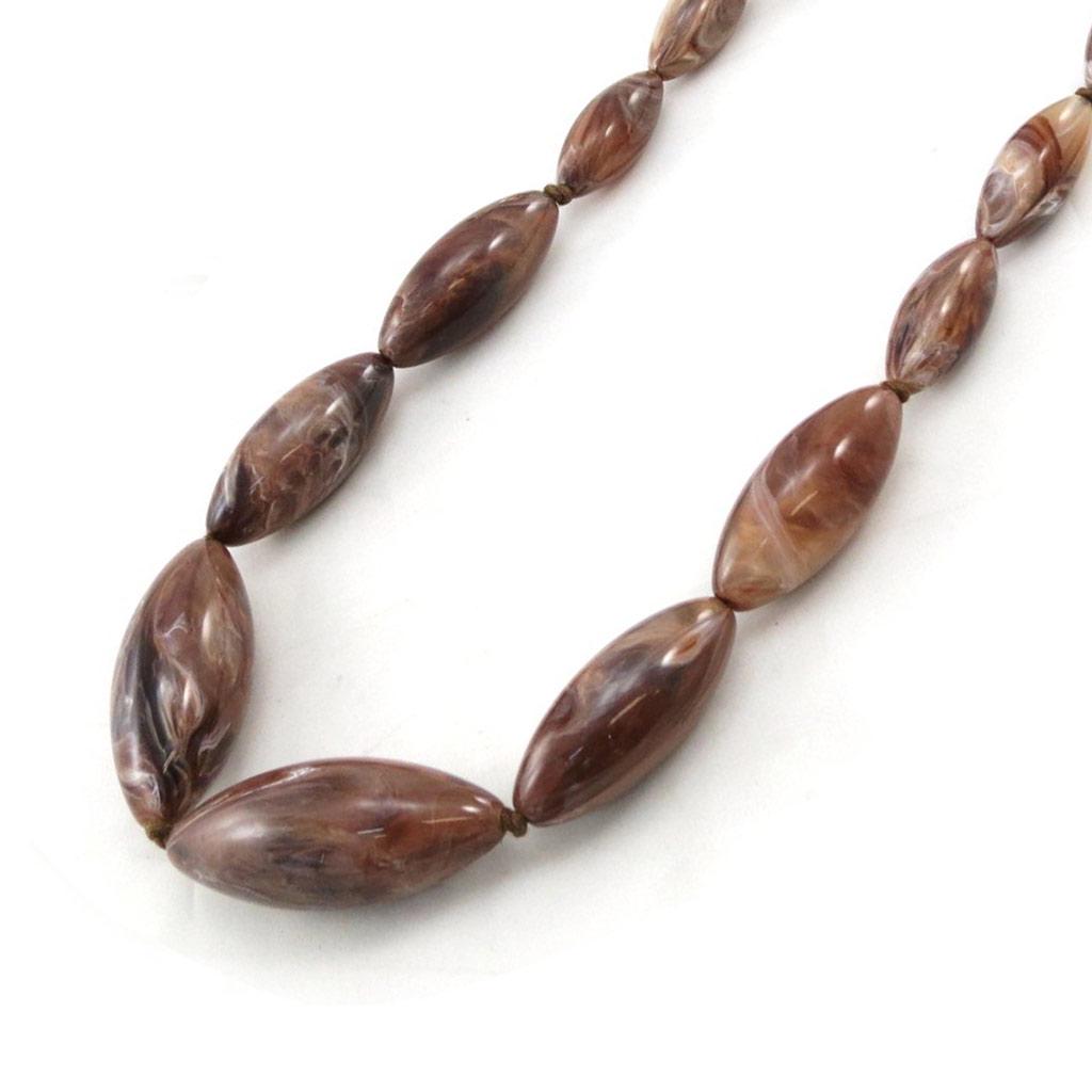 Les Trésors De Lily [D8295] - Sautoir Créateur 'Dattes' Marron