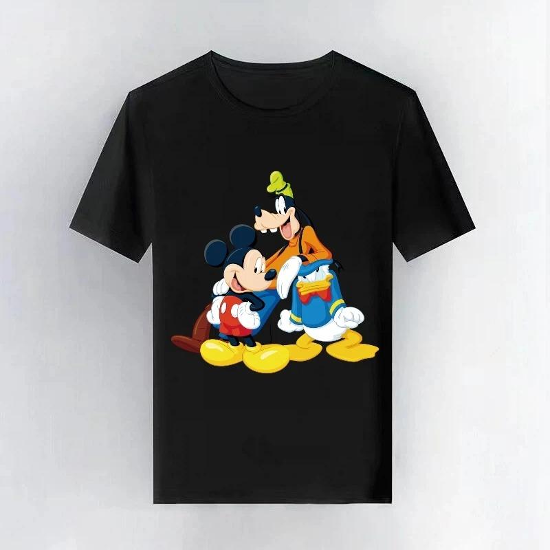 

20226 Микки Маус Клубные Мероприятия Disney Y2k Модная Одежда Мужчина Женщина Повседневный Короткий Рукав Спортивные Топы Модная Футболка S