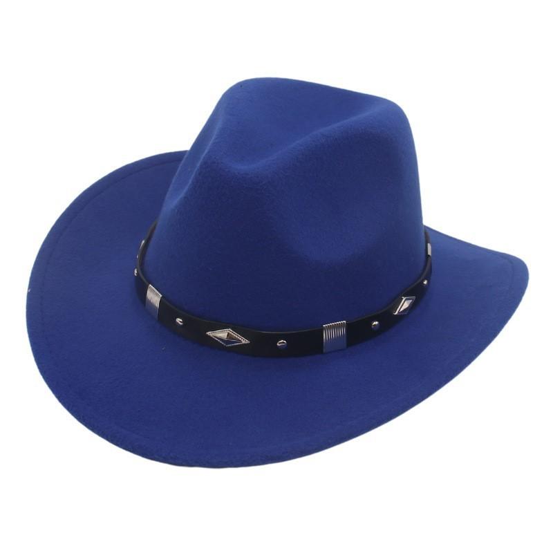 Cowboy Hat With Wide Brim And Adjustable Size For Western Dance Performances