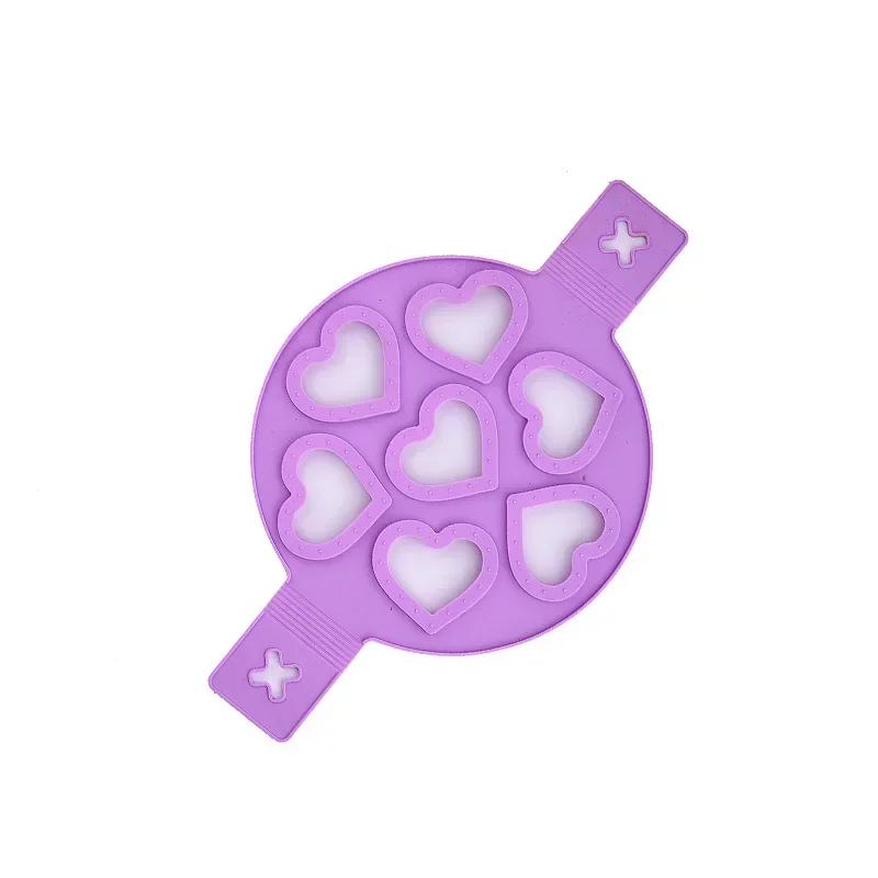 Silicone Egg Frying Mold Egg Pancake Ring Nonstick Soufflé Making Mould Reusable Pancake Maker Cooking Tools Kitchen Accessories