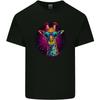 A Retrowave Giraffe Unisexs Light Cotton TShirt