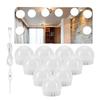 LED Mirror Lights 10 LED Bulbs Stick On Type USB Plug In Makeup Light for Bathroom Wall Mirror