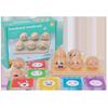Wooden Children's Table Games Emotional Expression Ball Toys Parent-Child Interaction Fun Puzzle Hands-on Expression Matching