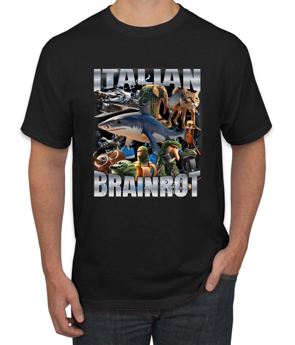 Italian Brainrot Funny Animal Mashup Men s T- Shirt S