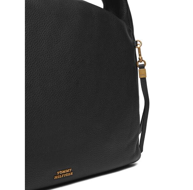 Tommy Hilfiger City Leather Hobo Bag