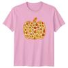 Autumn Harvest Floral Pumpkin Fall Unisexs TShirt Boho Maple Leaf Seasonal