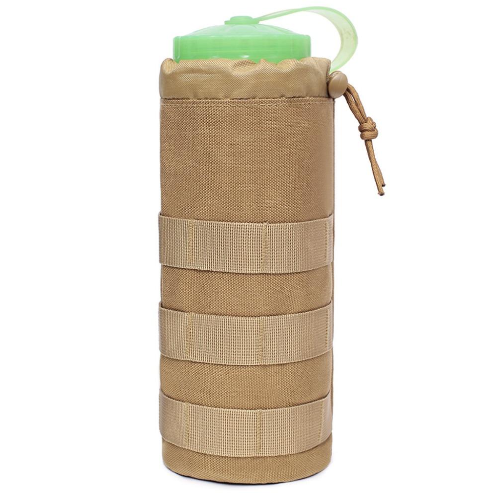 Drawstring Camouflage Kettle Carrier Adjustable Bottle Bag Sports Water Bottles Pouch  Outdoor