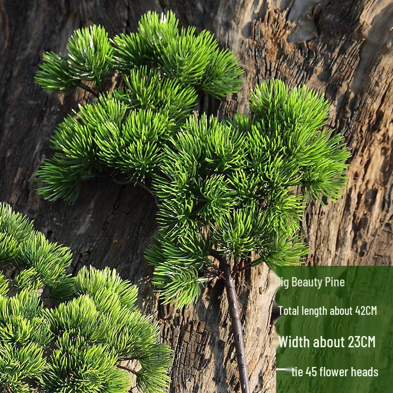 Pine Needle Juniper Artificial Bonsai with Dried and Plastic Pine Leaves