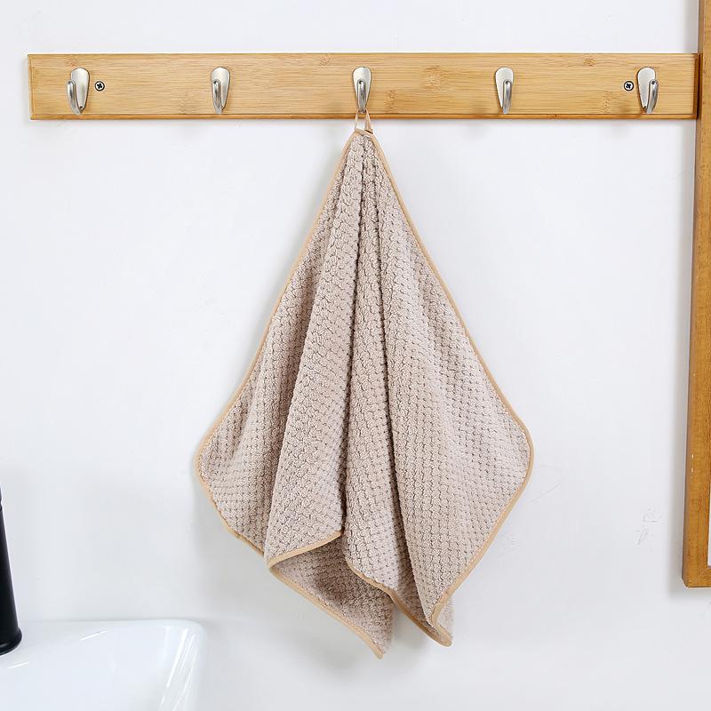 

Жаккардовое полотенце взрослого размера с рисунком тикового дерева 35*75cm хаки