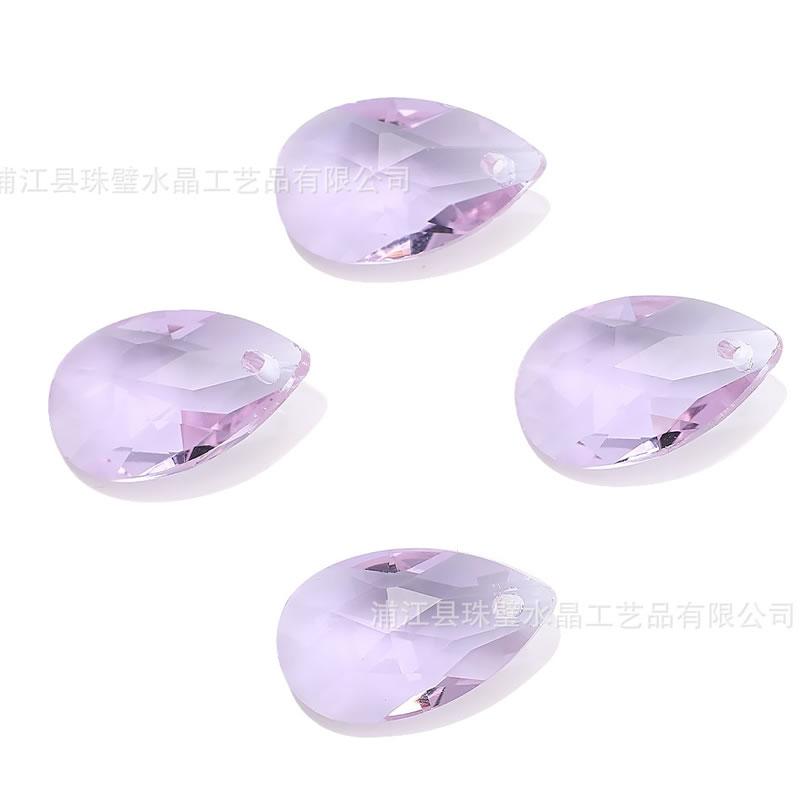 Wholesale lots Faceted Hole Crystal Glass rhinestones Teardrop loose beads jewelry Jewelry beads accessories 8X12/10X14m