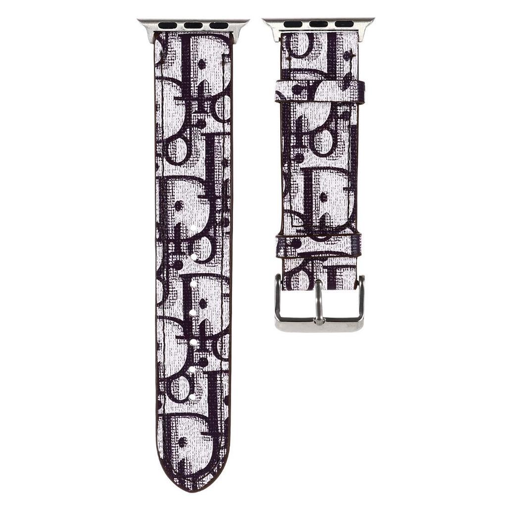 "Stylish Leather Wristband for Apple iWatch S8765432SE – Big Brand Appeal"