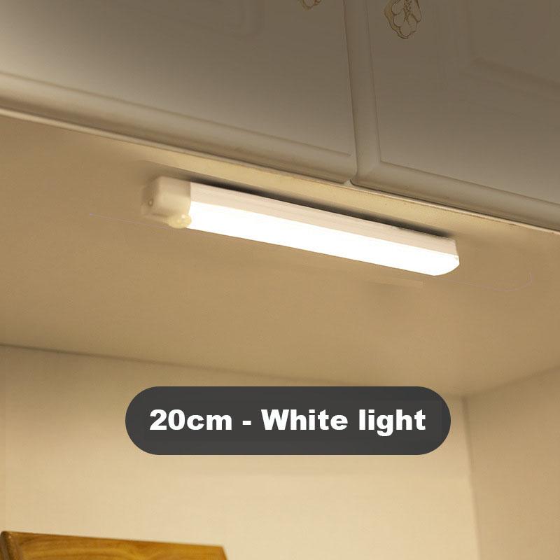 LED-Bewegungsmelder-Licht, kabellos, wiederaufladbar über USB, Streifen, Nachtlicht, Bewegungsmelder für den Innenbereich, Schrank, Flur, Treppenhaus-Licht
