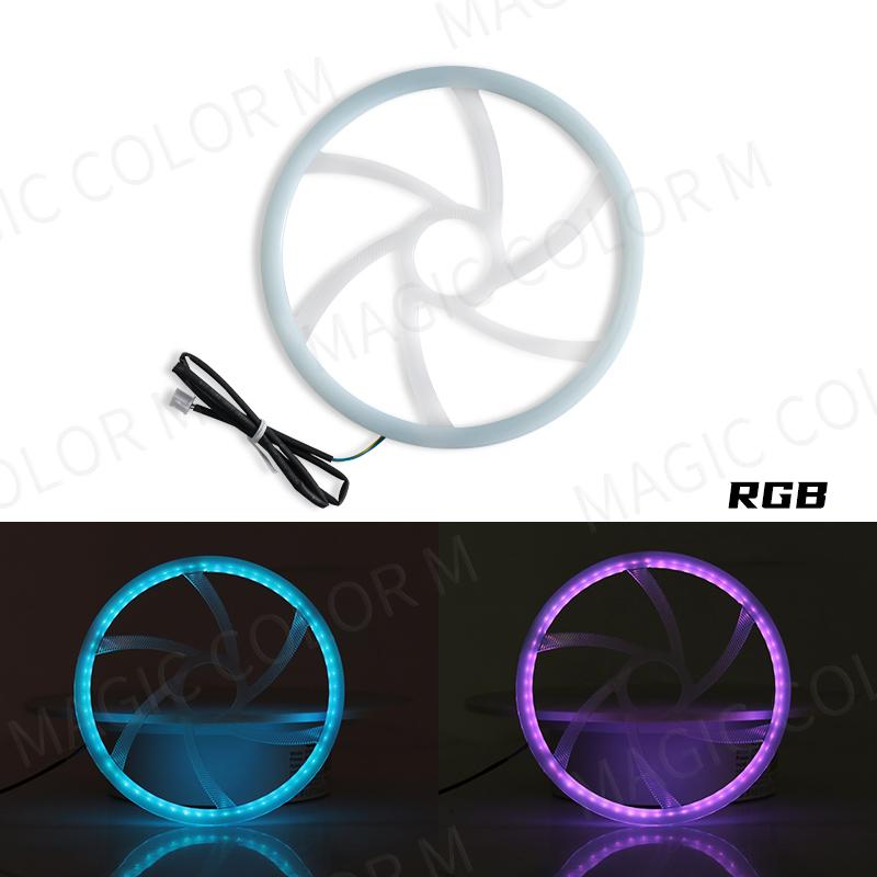 18 in 1 Car Ambient Light 64 Color Acrylic Strips 110cm 90cm 75cm 35cm 20cm Full Colors RGB Car Interior Bluetooth App Control