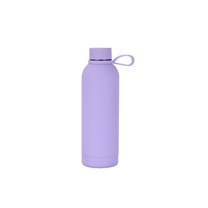 Edelstahl USA Stil Kleine Öffnung Flasche Outdoor Sport Tragbar Thermosbecher Hebering Wasserflasche