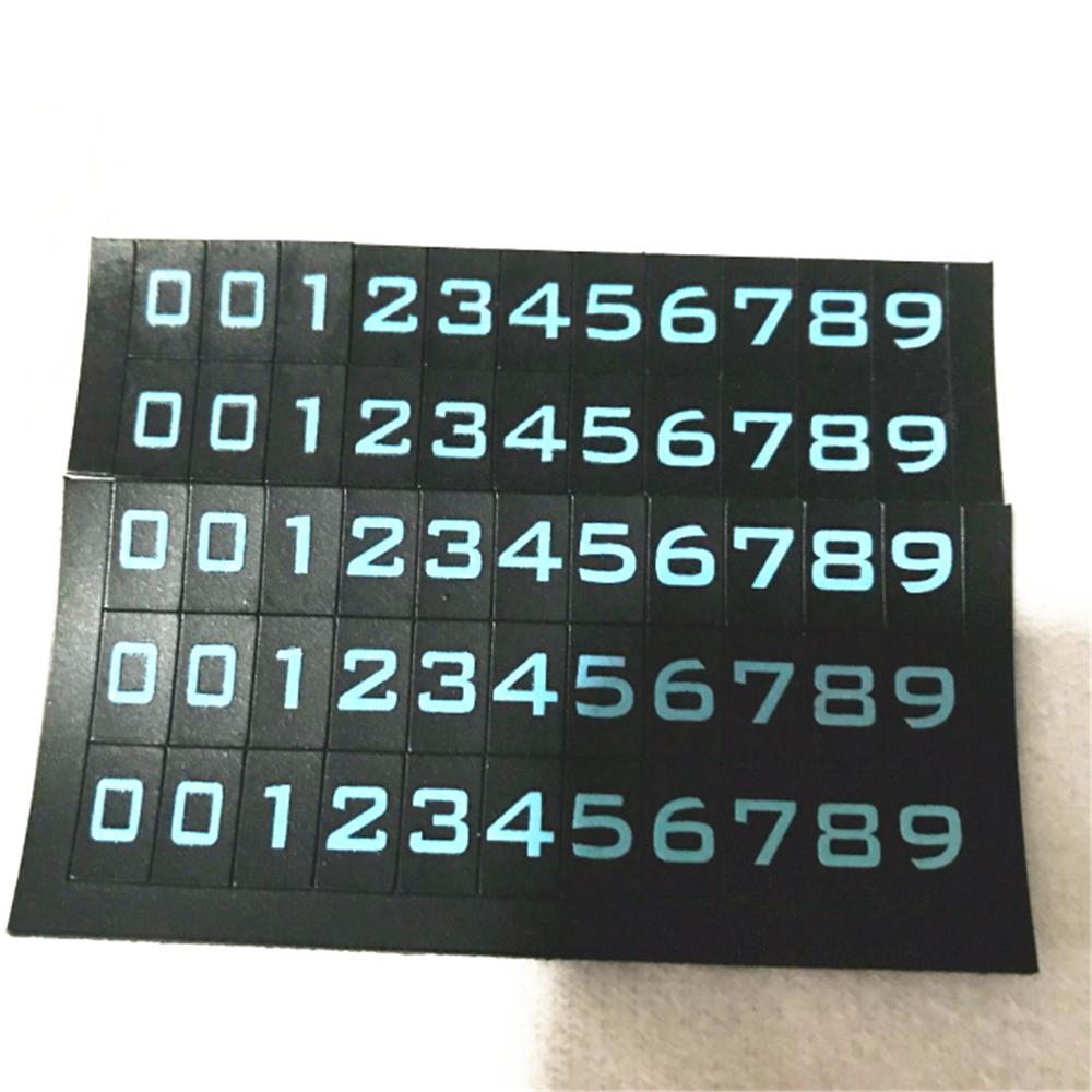 Temporary Car Parking Number Card for Jeep Cherokee 5 KL KK Commander Grand Cherokee 4 WK2 Car Accessories