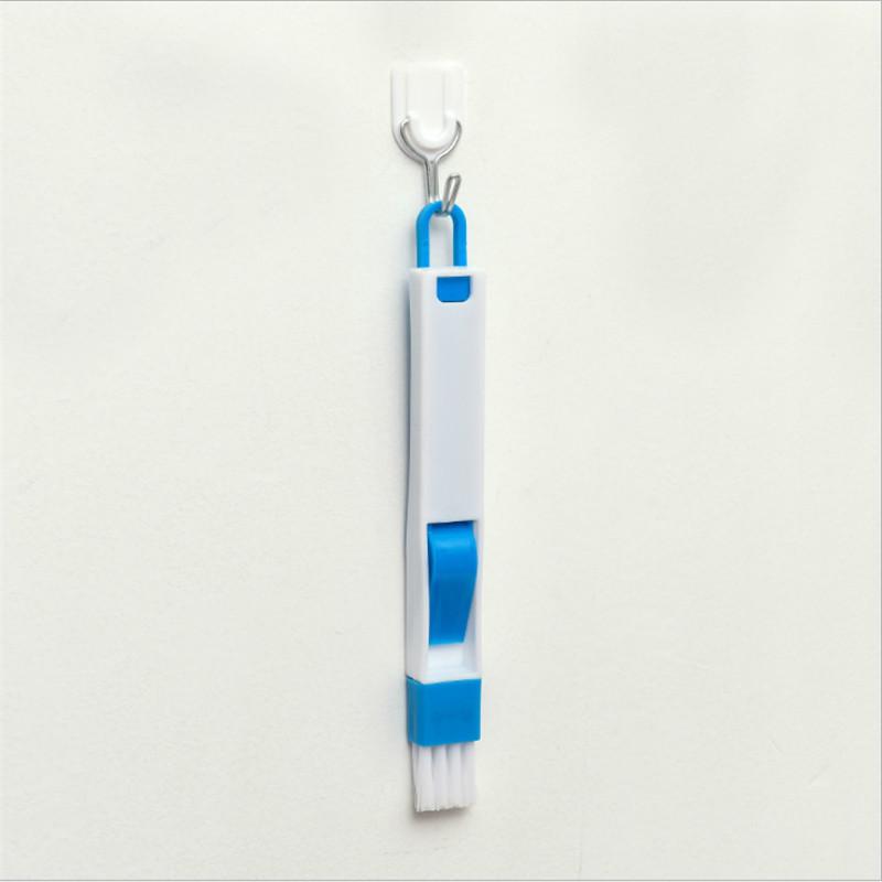 

Совок Щетка для чистки Пазов Оконных Рам и Клавиатуры Инструмент Легкий синий