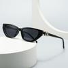 Cross-Border Narrow Model Cat-Eye Sunglasses for Men and Women Trendy Street Style Lh275