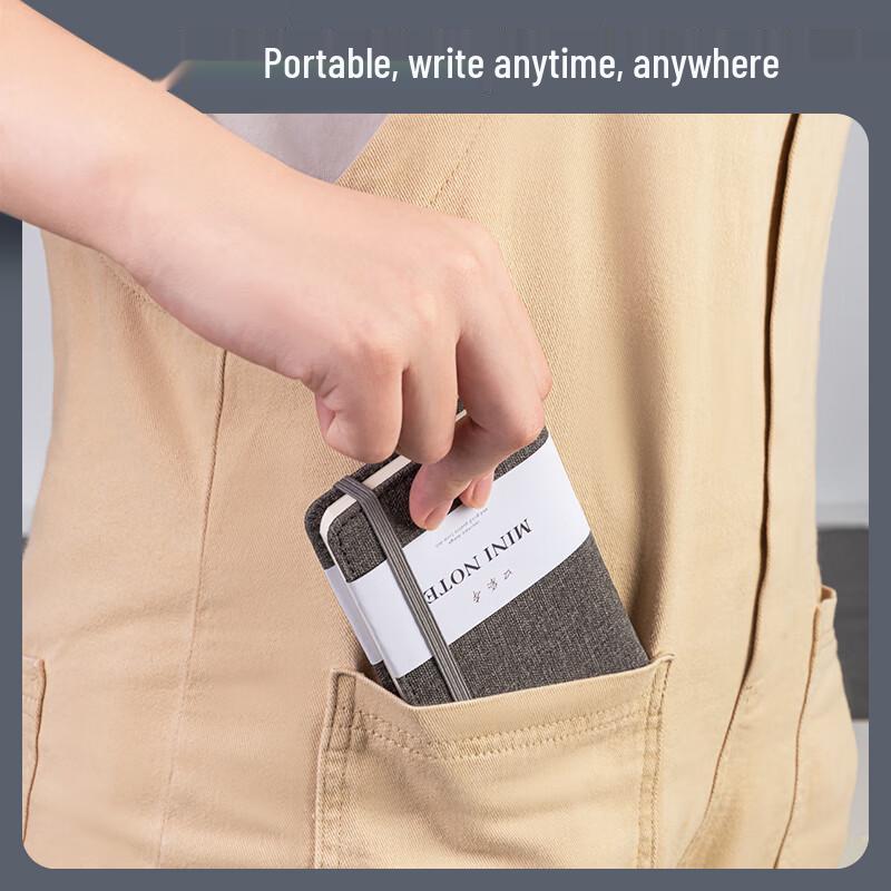 Deli A7 96-Sheet Mini Portable Pocket Notebook