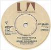 7inch Record BOBBY GOLDSBORO - Too Many People UP36495 United Artists  1979 UK Soul/Funk Used