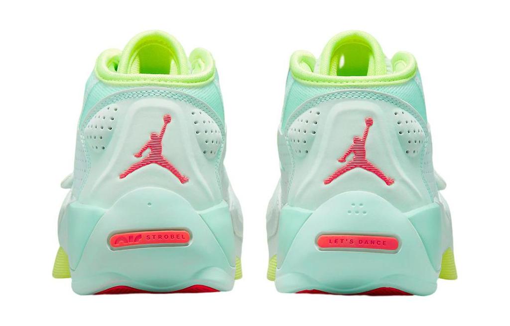 Jordan Zion 2 Zion 2 Abrasion Resistant Breathable Mid top Basketball Shoes Cyan DV0992-367