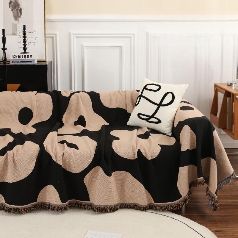 Ins Sand Hair Cover Four Seasons Universal Sofa Cover Simple Modern Full Cover Sand Hair Towel Sofa Cover Blanket