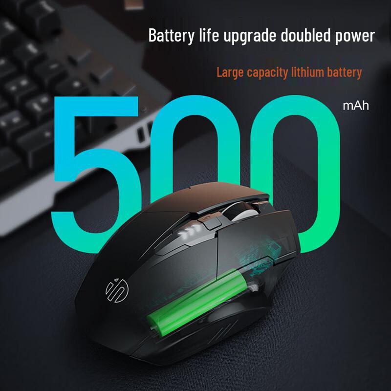 INPHIC A-Series Tri-Mode Wireless Rechargeable Silent Mouse