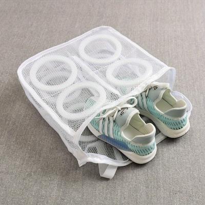 Waschmaschine Schuhe Tasche Reise Schuh Lagerung Taschen Tragbare Mesh Wäschesack Anti-verformung Schutz Kleidung Organizer