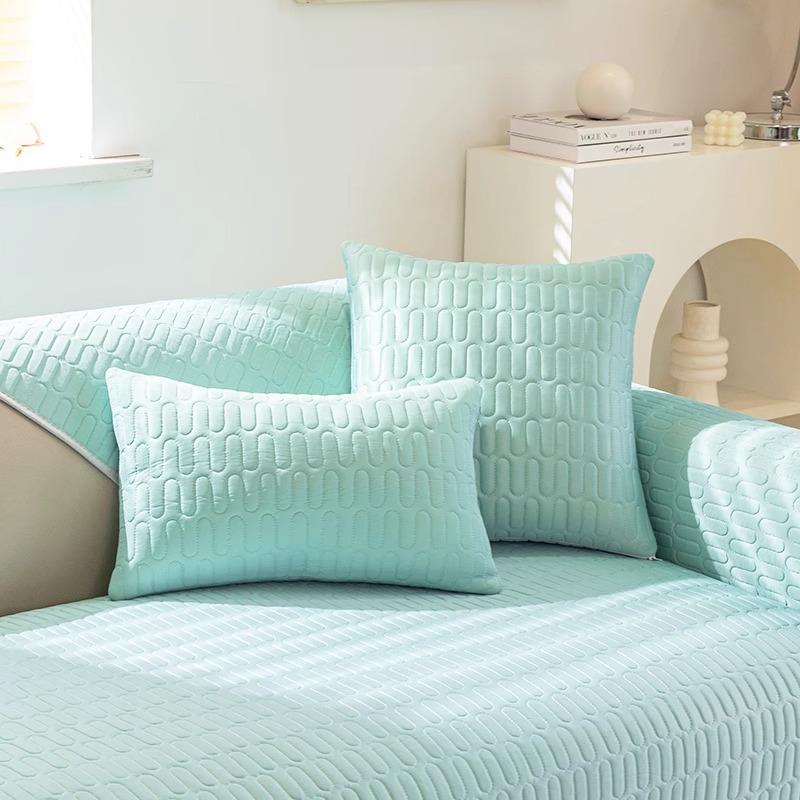 Latex Ice Silk Sofa Cushion Summer Ice Cushion Mat Seat Cushion Non-slip Leather Sofa Cover 2025 Sofa Cover Towel