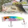 2025 9.6g/70mm Floating Popper Lure Steel Balls Floating Topwater Hard Baits Hard Baits Fishing Lure Bass Fishing