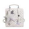 Spring and Summer New Fashion Trend Shoulder Messenger Bag Girls Commuter Leisure Backpack Multi-purpose Double Shoulder Small Schoolbag