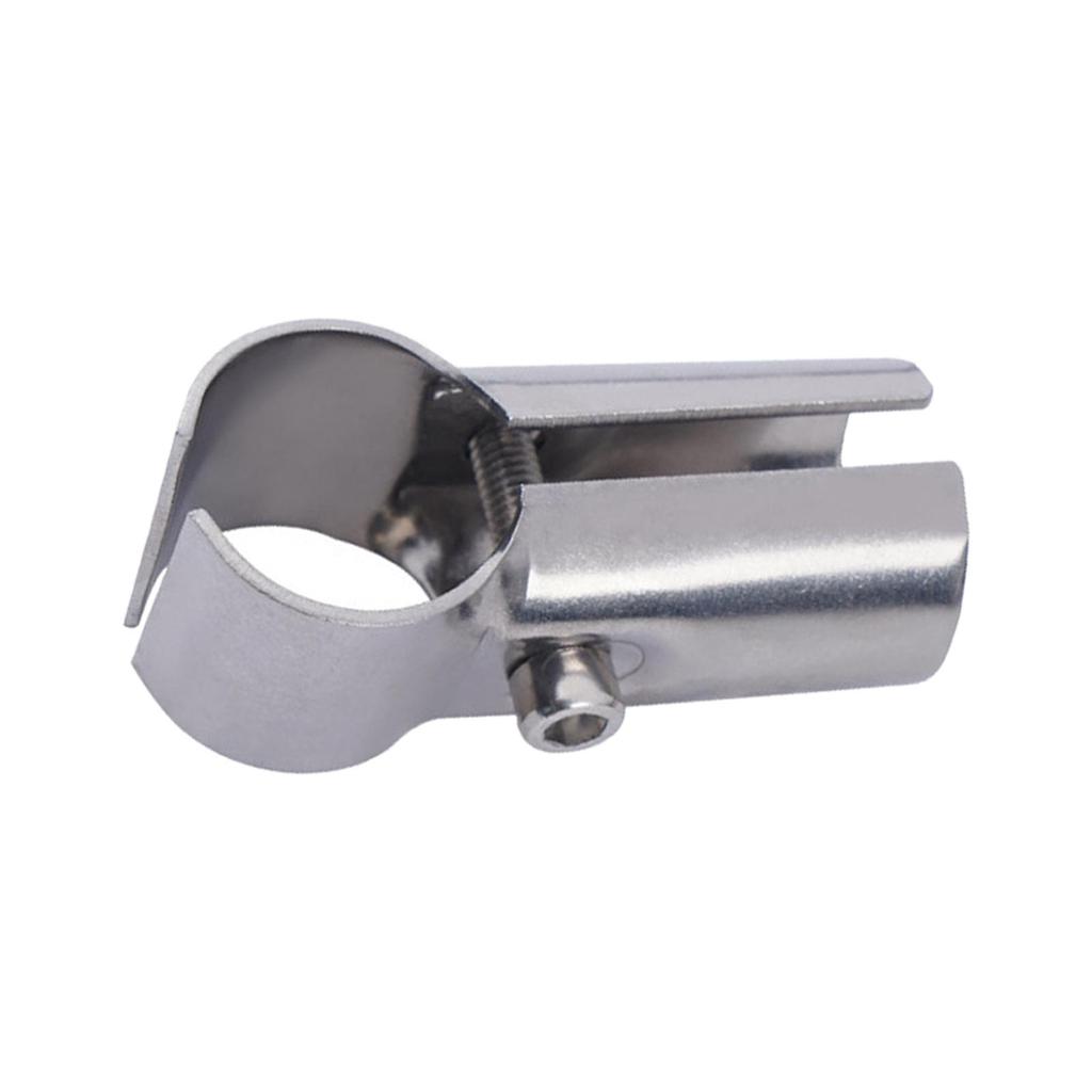 Stainless Steel Tube Connector Tube Clamp Joint for Shelf Frames Round Pipe Connection Drying Racks Round Pipe Flower Sheds