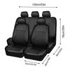 Diamond Quilted Car Seat Cover - PU Leather & PVC for Export to Europe & America