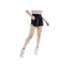 Anta Training Series Solid Color Breathable Five-Point Shorts Women shorts Black 962227715-2