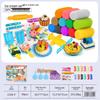 Wheat Clay Burger & Ice Cream Maker DIY Play-Doh Toy Set for Kids Ages 6+