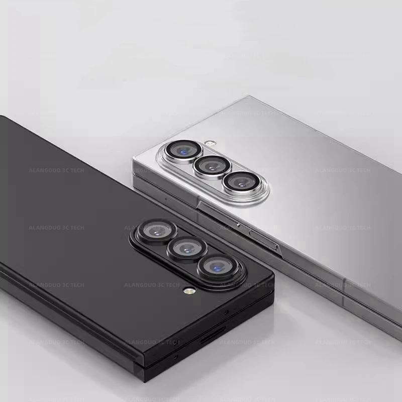 High Definition Metal Phone Camera Protective Flim for Samsung Galaxy Z Fold 7 6 5 Alloy Ring Lens Protector Glass Back Lens Cap