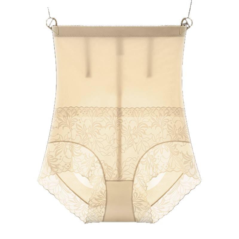 Women's Summer Thin Style Breathable Comfortable Postpartum Abdominal Slimming Body Shapeless High Waist Triangle Briefs