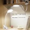 Kuailingtong Rechargeable LED Desk Lamp - Modern USB, Dual-Power, Three-Color Light for Children
